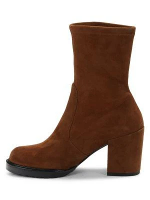 商品Stuart Weitzman|​Dalenna Suede Ankle Sock Boots,价格¥1578,第4张图片详细描述