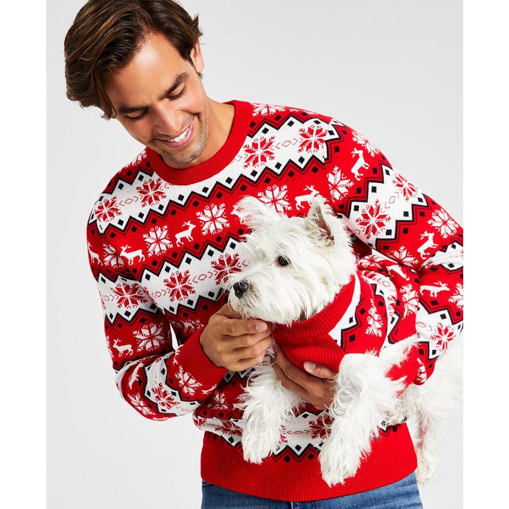 商品Charter Club|Men's Nordic Fair Isle Holiday Sweater, Created for Macy's,价格¥194,第5张图片详细描述