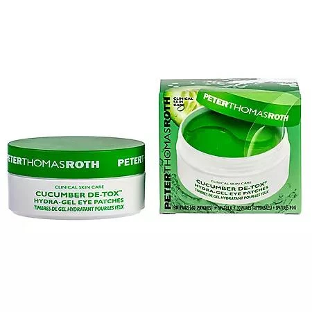 商品Peter Thomas Roth|Peter Thomas Roth Cucumber De-Tox Hydra-Gel Eye Patches (60 ct.),价格¥312,第1张图片