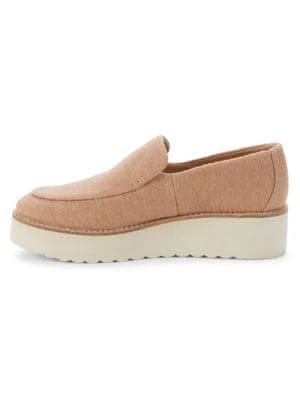 商品Vince|Zeta Wool-Blend Slip-On Wedges,价格¥591,第4张图片详细描述