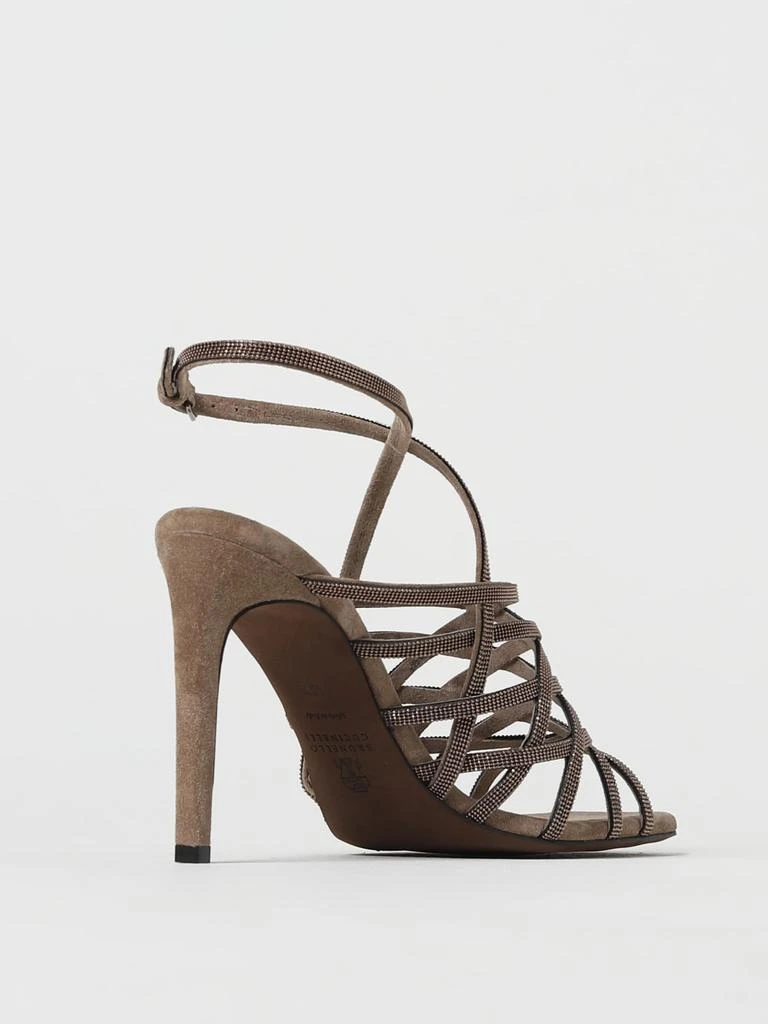 商品Brunello Cucinelli|Heeled sandals woman Brunello Cucinelli,价格¥9889,第3张图片详细描述