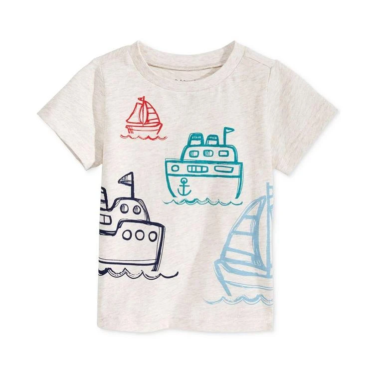 商品First Impressions|男婴Graphic-Print Cotton T-Shirt, Baby Boys (0-24 months), Only at Macy's,价格¥28,第2张图片详细描述