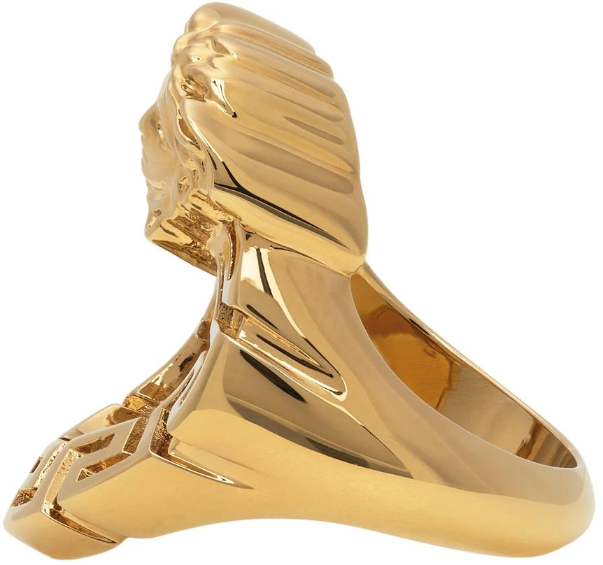 商品Versace|Gold 'La Medusa' Greca Ring,价格¥824,第3张图片详细描述