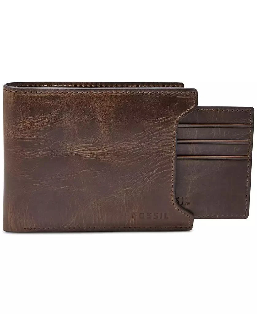 商品Fossil|Men's Derrick 2 In1 Bifold Leather Wallet,价格¥569,第1张图片