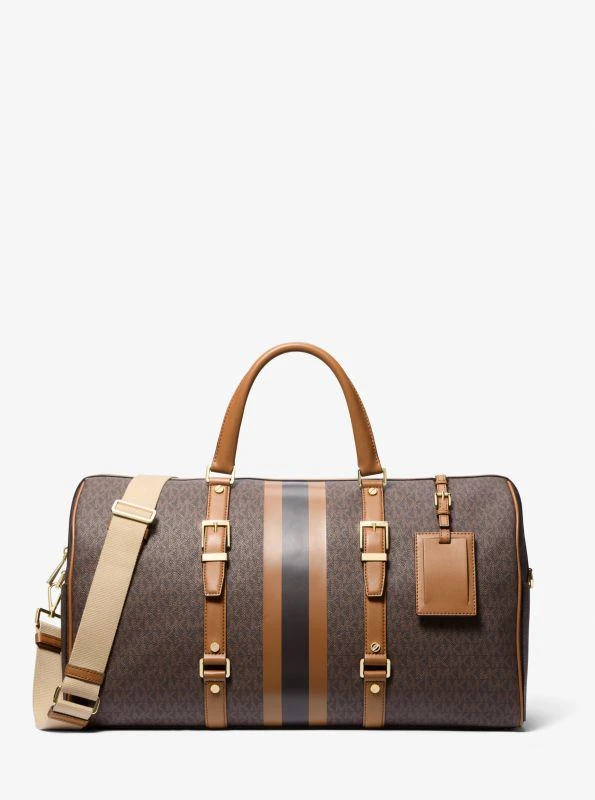 商品Michael Kors|Bedford Travel Extra-Large Signature Logo Stripe Weekender Bag,价格¥2927,第1张图片