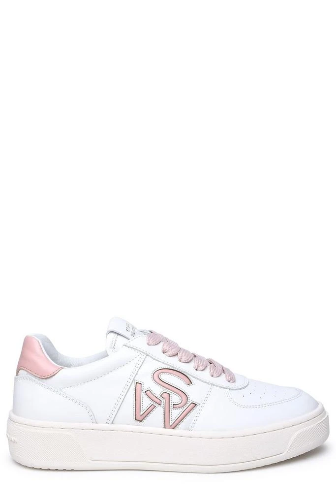 商品Stuart Weitzman|Stuart Weitzman Round-Toe Lace-Up Sneakers,价格¥1421,第1张图片