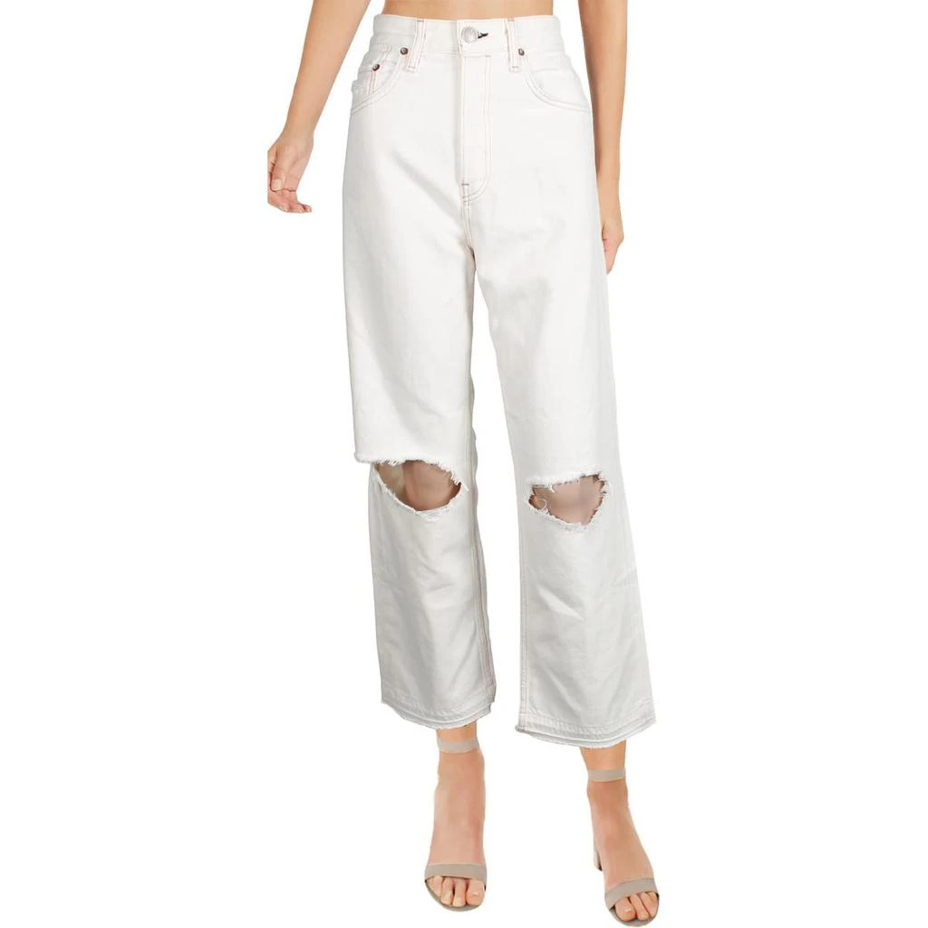 商品Rag & Bone|Rag & Bone Womens Maya High Rise Ankle Straight Leg Jeans,价格¥230,第1张图片