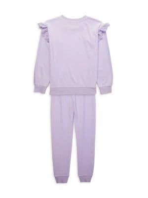 商品Juicy Couture|​Little Girl’s 2-Piece Velour Sweatshirt & Joggers Set,价格¥248,第2张图片详细描述