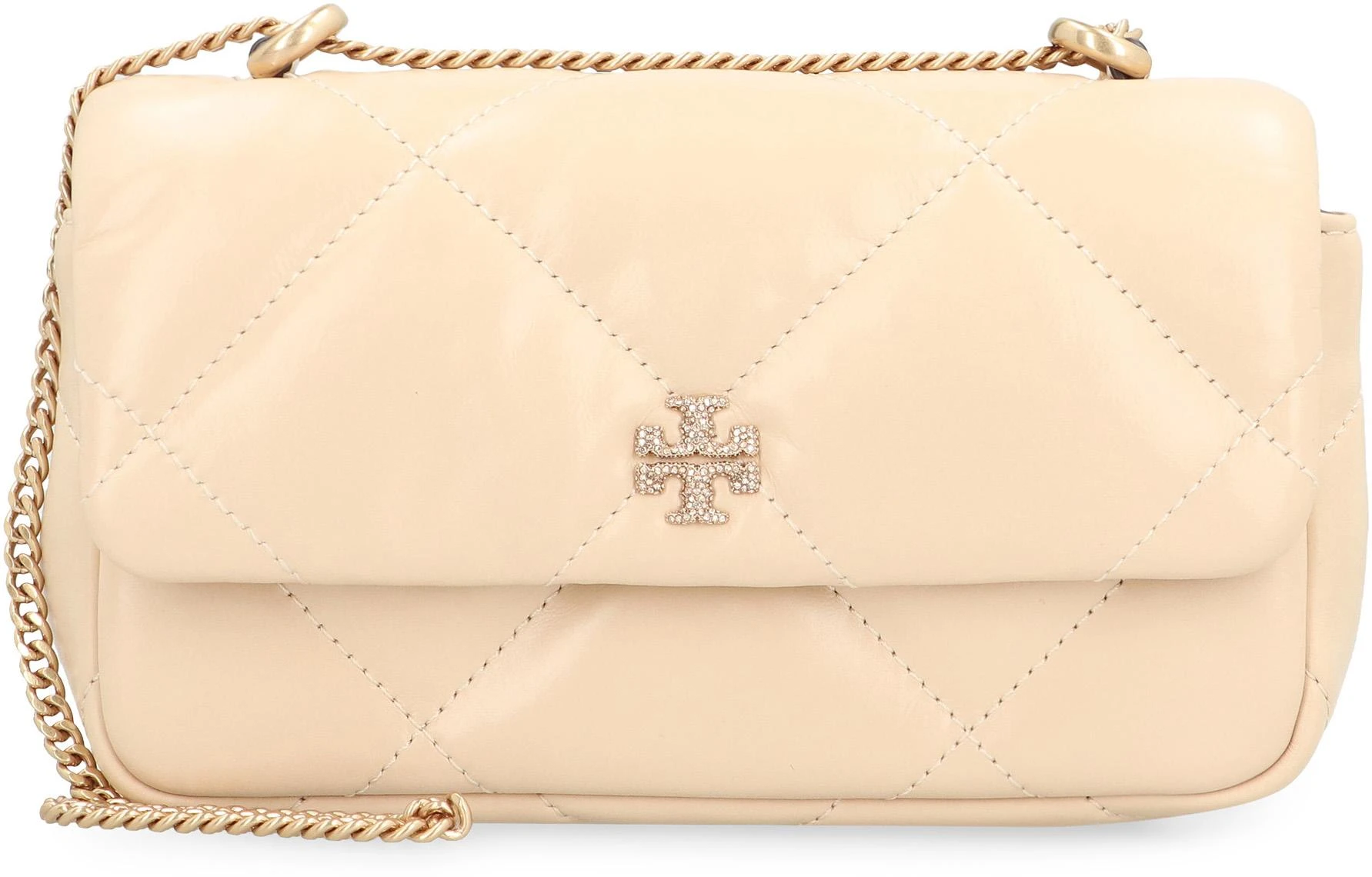商品【商品预售7天】 Tory Burch|Tory Burch 女士单肩包 161913 浅棕色,价格¥3818,第3张图片详细描述