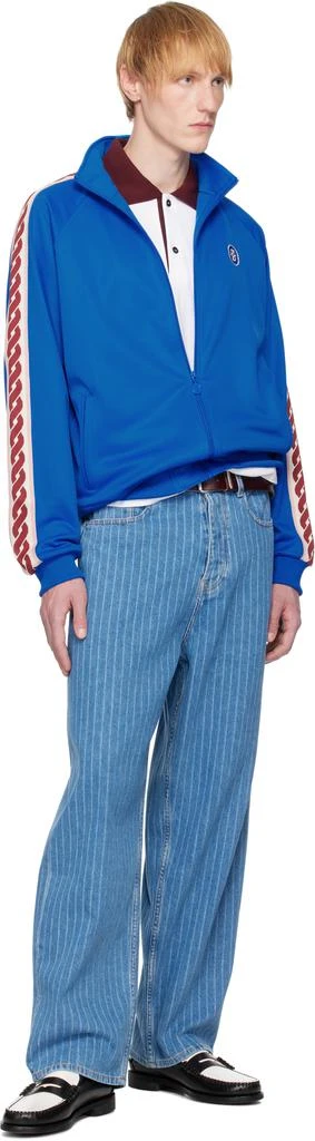商品Drôle de Monsieur|Blue 'Le Track Jacket Tresse' Track Jacket,价格¥986,第4张图片详细描述