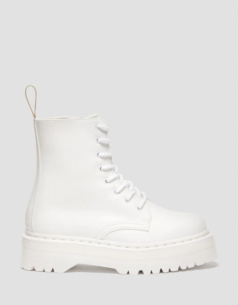 商品Dr. Martens|Dr Martens Vegan Jadon II Mono boots in white,价格¥1258,第3张图片详细描述