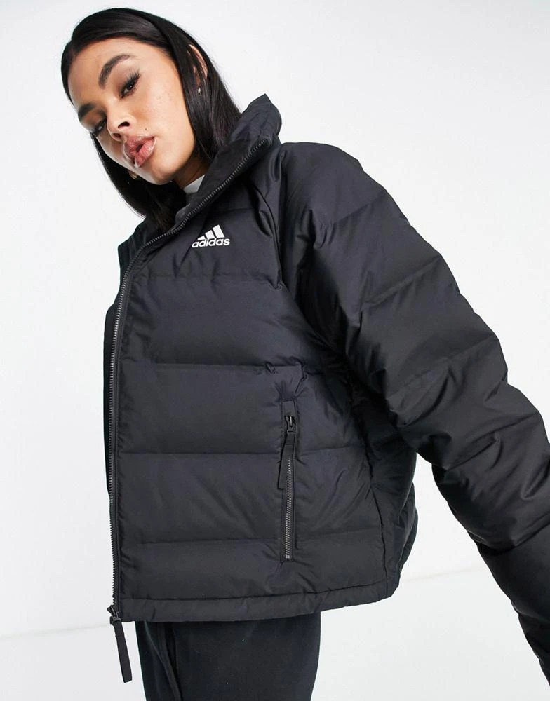 商品Adidas|adidas Outdoor Helionic down puffer jacket in black,价格¥1272,第4张图片详细描述