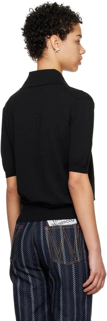 商品Vivienne Westwood|Black Embroidered Polo,价格¥3125,第3张图片详细描述