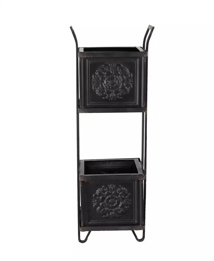 商品Rosemary Lane|Farmhouse 2-Tiered Planter Stand,价格¥1817,第2张图片详细描述