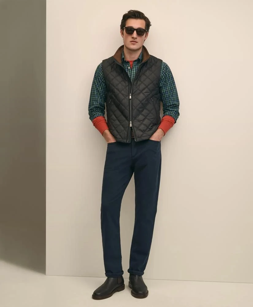 商品Brooks Brothers|Paddock Diamond Quilted Vest,价格¥1296,第2张图片详细描述
