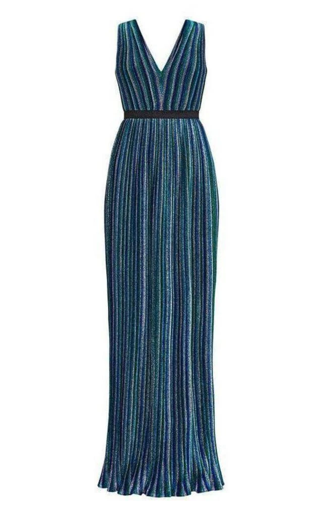 商品BCBG|Metallic Pleated Gown,价格¥2166,第1张图片