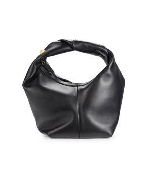 商品Versace|Studded Leather Hobo Bag,价格¥14228,第1张图片