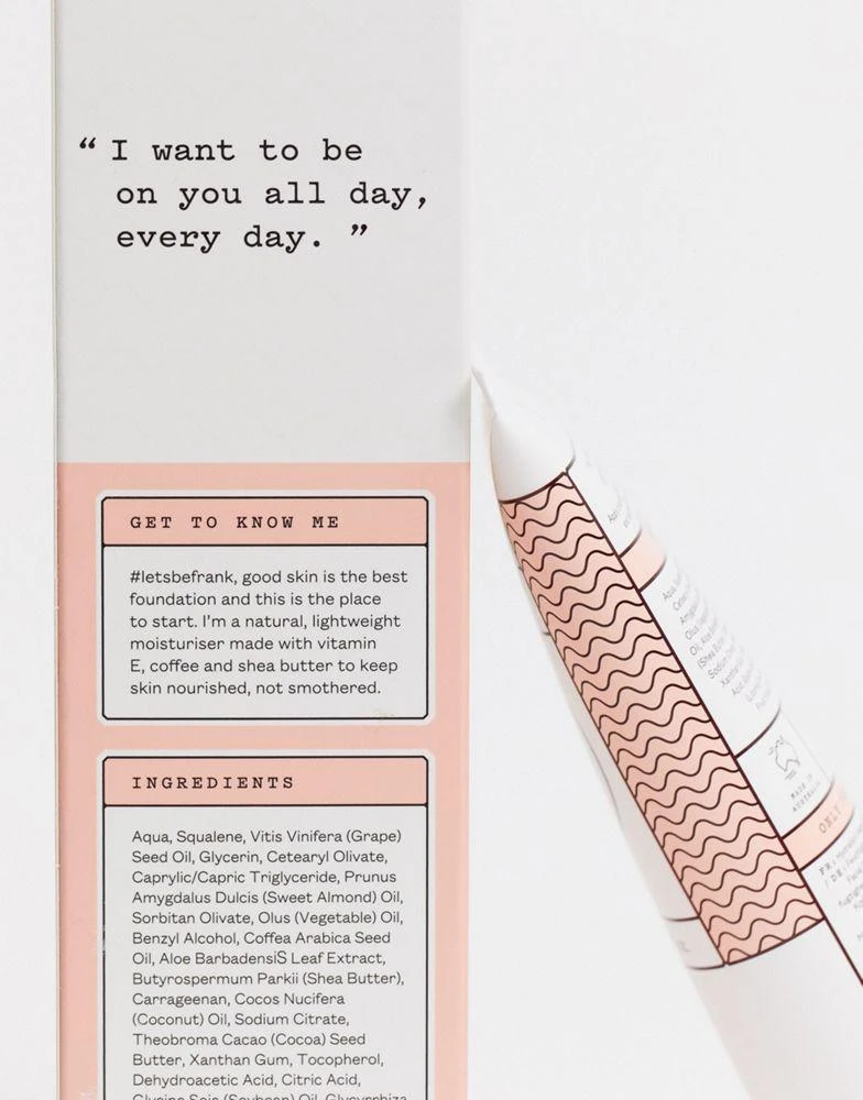 商品Frank Body|Frank Body Caffeinated Face Moisturiser 80ml,价格¥168,第4张图片详细描述