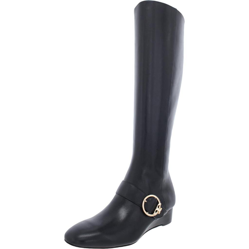 商品Tory Burch|Tory Burch Womens Sofia Leather Knee-High Wedge Boots,价格¥1963,第1张图片