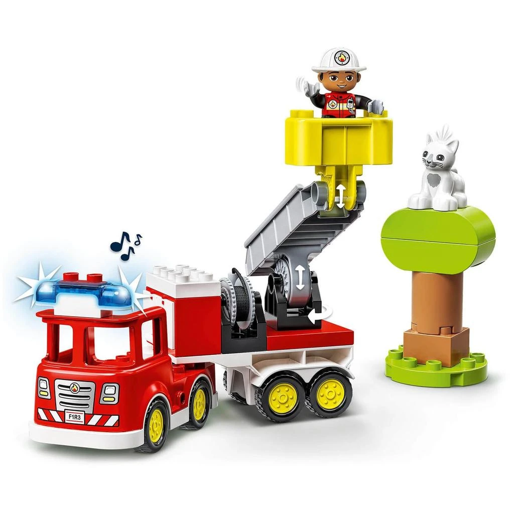 商品LEGO|LEGO DUPLO Town: Fire Engine Toy for 2 Year Olds (10969),价格¥253,第5张图片详细描述