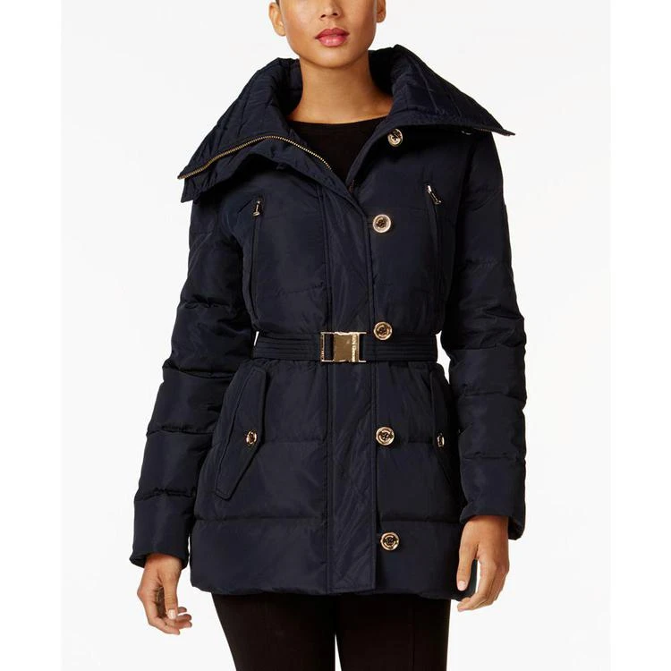 商品Michael Kors|MICHAEL  Asymmetrical Belted Down Coat,价格¥1197,第3张图片详细描述