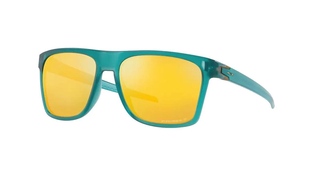 商品Oakley|Leffingwell Prizm 24k Polarized Square Men's Sunglasses OO9100 910006 57,价格¥915,第1张图片