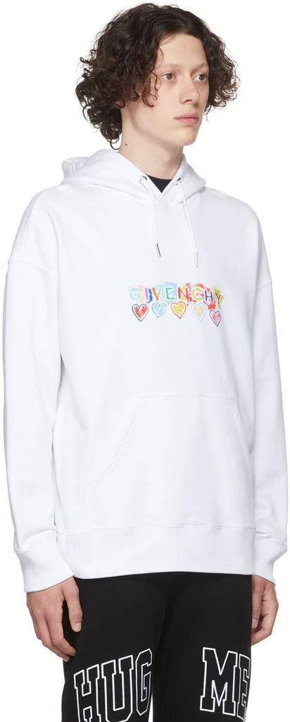 商品Givenchy|White Cotton Hoodie,价格¥4413,第2张图片详细描述