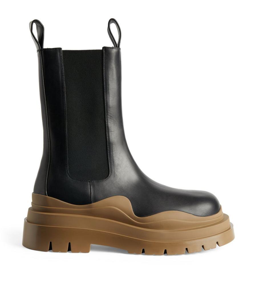 商品Bottega Veneta|Leather Tire Chelsea Boots,价格¥10895,第1张图片