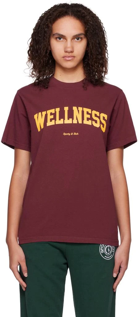 商品Sporty & Rich|Red 'Wellness' Ivy T-Shirt,价格¥201,第1张图片