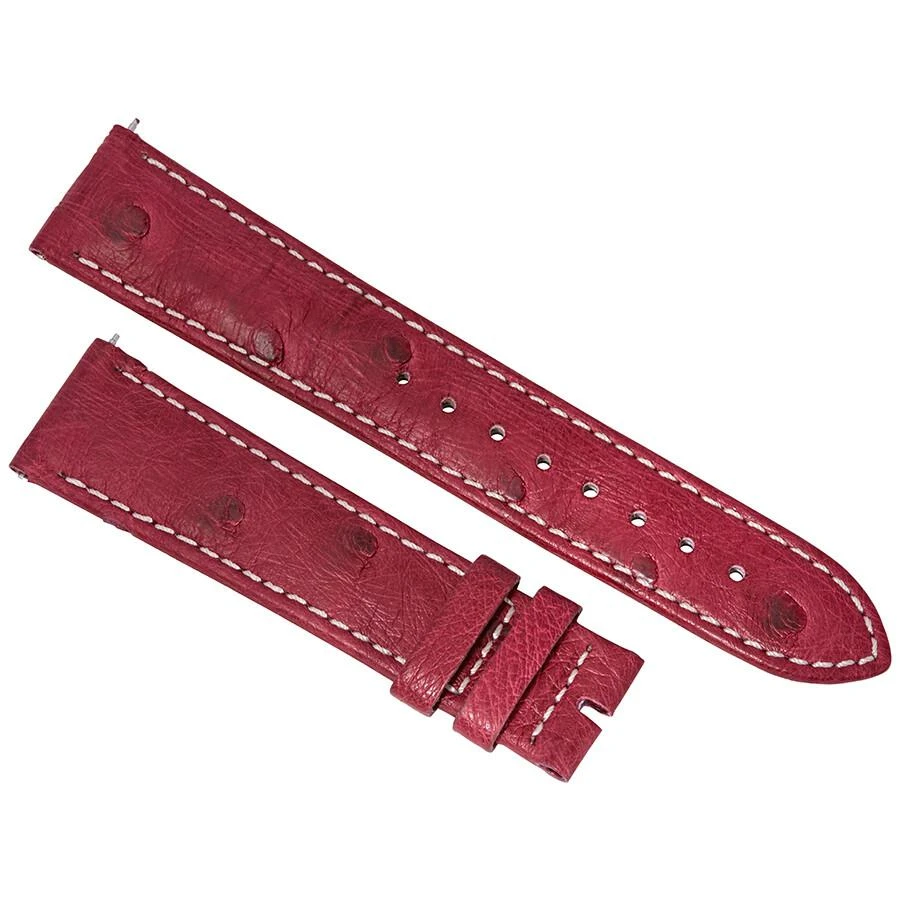 商品Hadley Roma|20 MM Matte Bougainvillea Ostrich Leather Strap,价格¥224,第1张图片