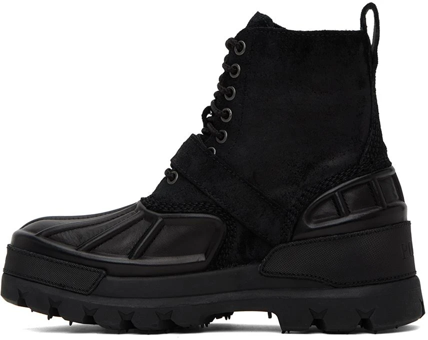 商品Ralph Lauren|Black Oslo Boots,价格¥992,第3张图片详细描述