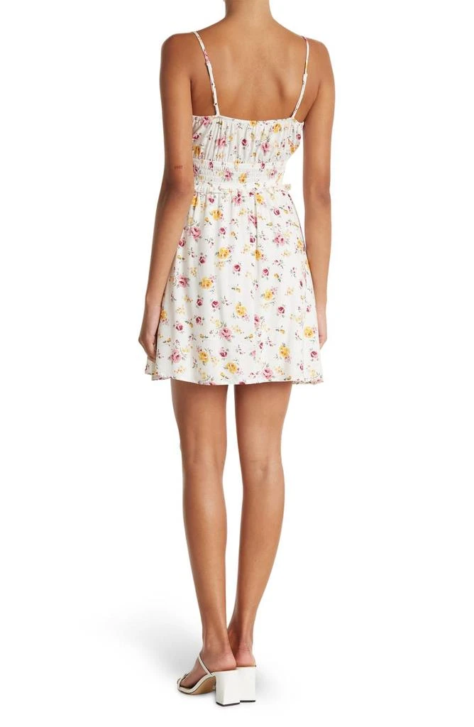 商品ROW A|Surplice Smocked Waist Mini Dress,价格¥229,第2张图片详细描述