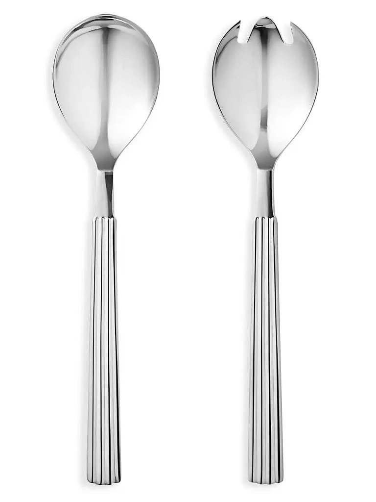 Georg Jensen Bernadotte 2-Piece Stainless Steel Salad Spoon Set from Saks Fifth Avenue
