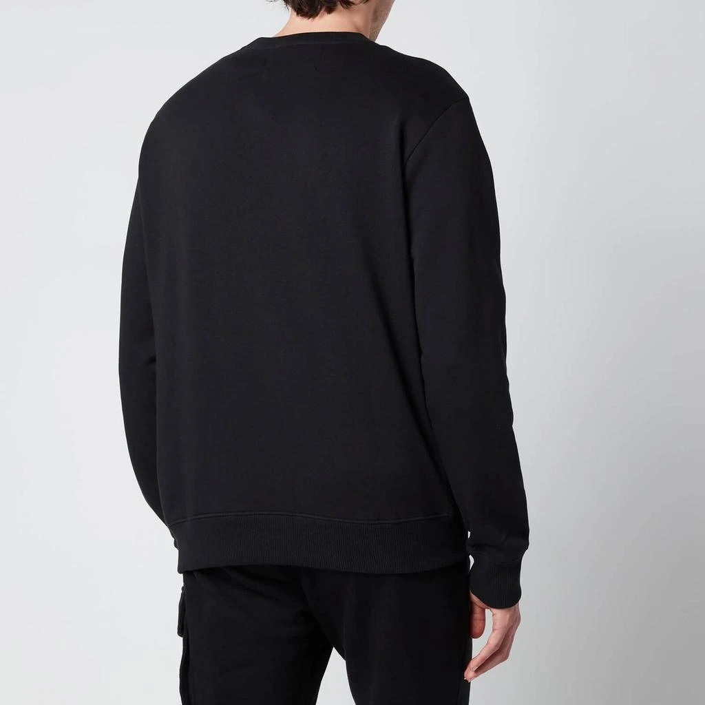 商品Calvin Klein|Calvin Klein Jeans Men's Organic Cotton Monogram Sweatshirt - Black,价格¥301,第2张图片详细描述