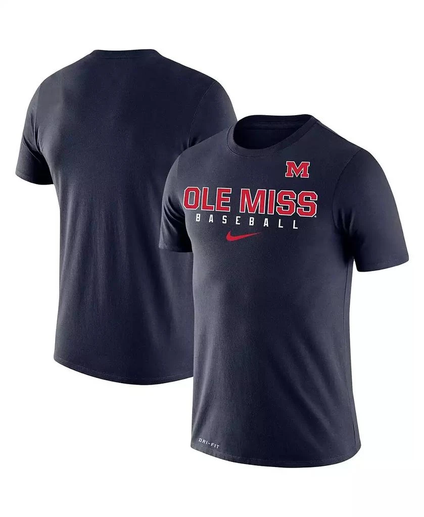 商品NIKE|Men's Navy Ole Miss Rebels Baseball Legend Performance T-shirt,价格¥224,第2张图片详细描述