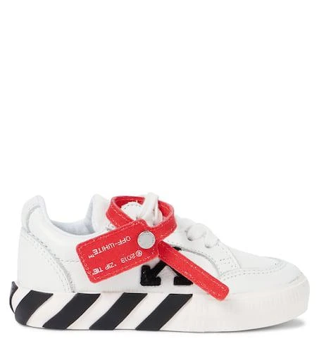 商品Off-White|Low Vulcanized皮革运动鞋,价格¥1817,第4张图片详细描述