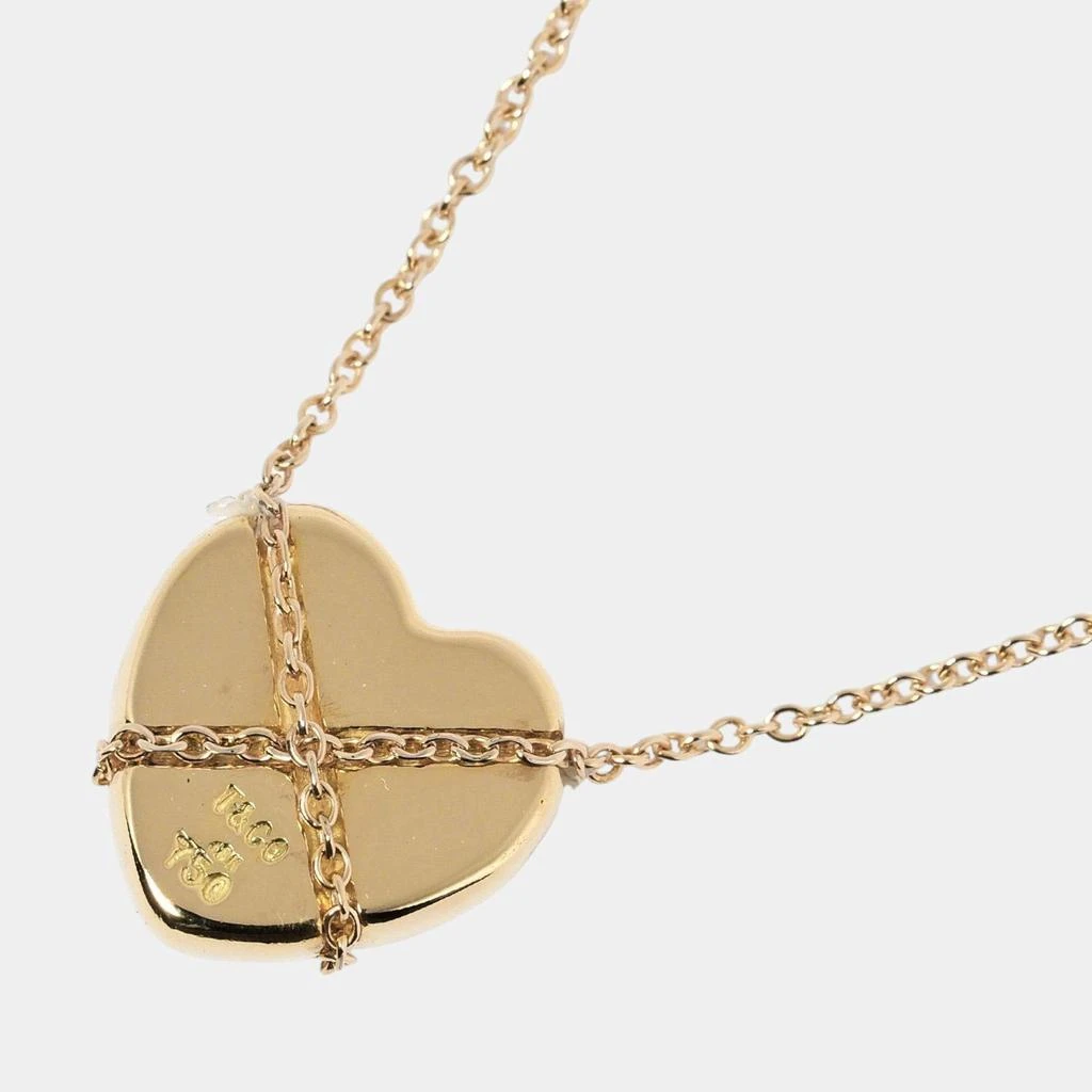 商品[二手商品] Tiffany & Co.|Tiffany & Co. Cross My Heart 18K Rose Gold Necklace,价格¥8686,第3张图片详细描述