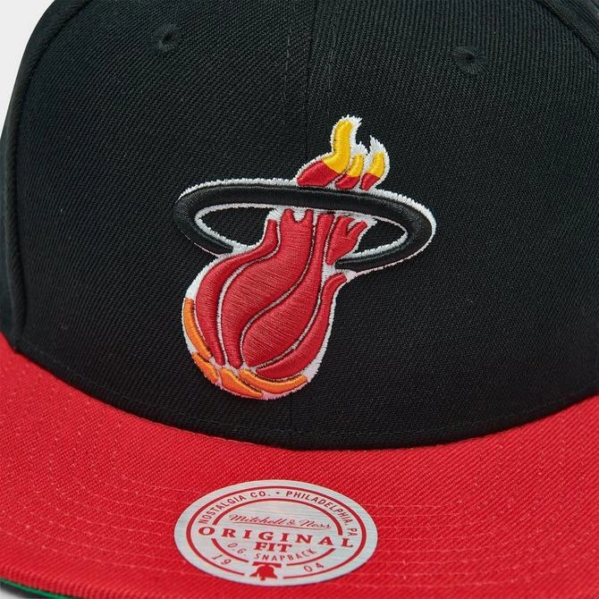 Mitchell & Ness NBA Miami Heat Patch Overload Snapback Hat 商品