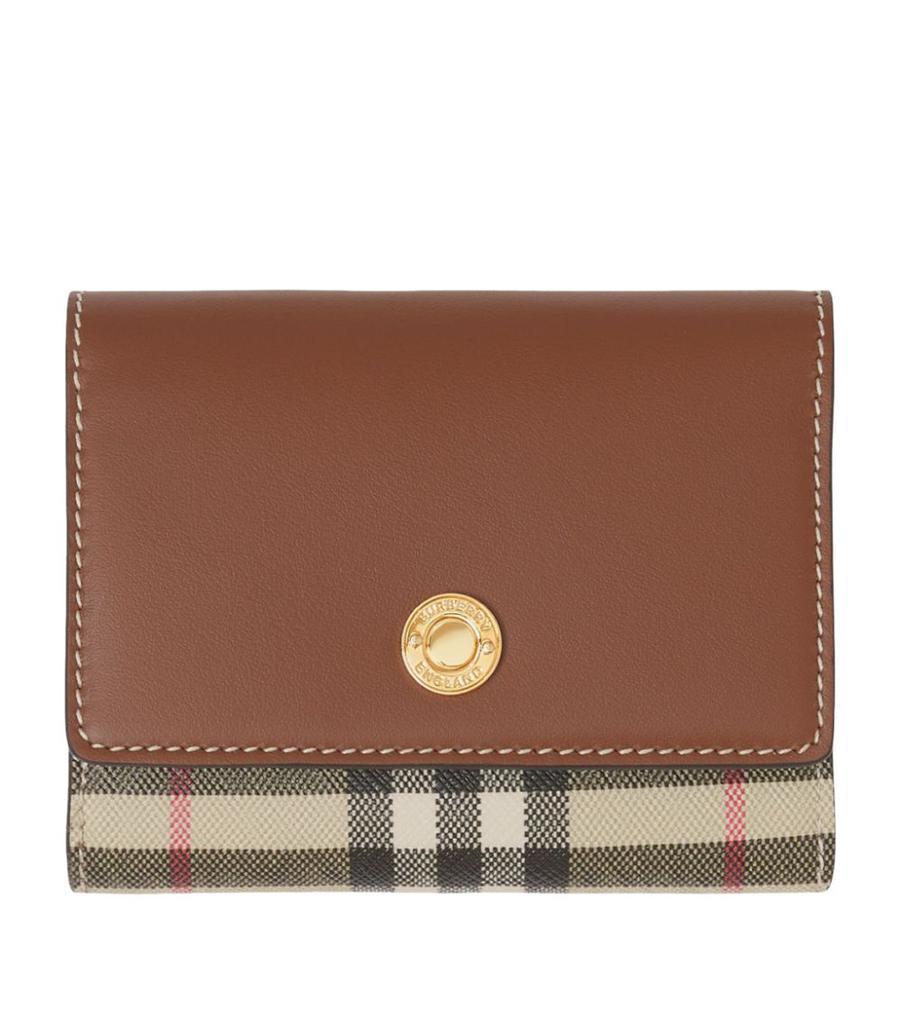 商品Burberry|Small Check Folding Wallet,价格¥2995,第1张图片