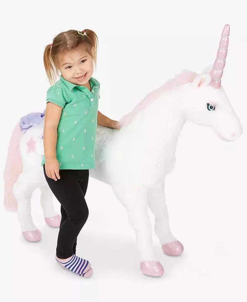 Melissa & Doug Giant Unicorn - Lifelike Plush Stuffed Animal (over 2 feet tall) 商品