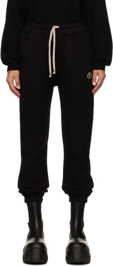 商品Rick Owens|Moncler + Rick Owens 黑色运动裤,价格¥5889,第1张图片