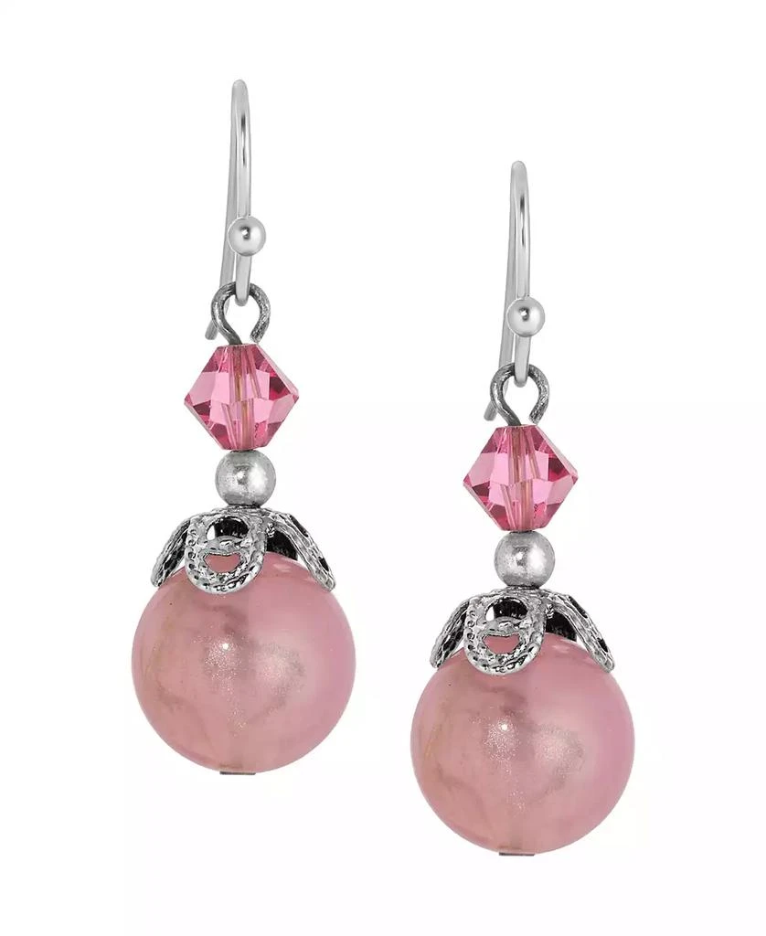 商品2028|Acrylic Bead Crystal Drop Earrings,价格¥168,第2张图片详细描述