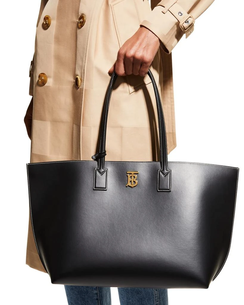 商品Burberry|TB Smooth Leather Tote Bag,价格¥16006,第2张图片详细描述