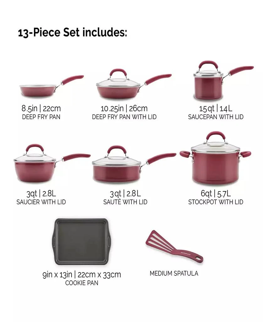 Create Delicious Aluminum Nonstick Cookware Set, 13 Piece 商品