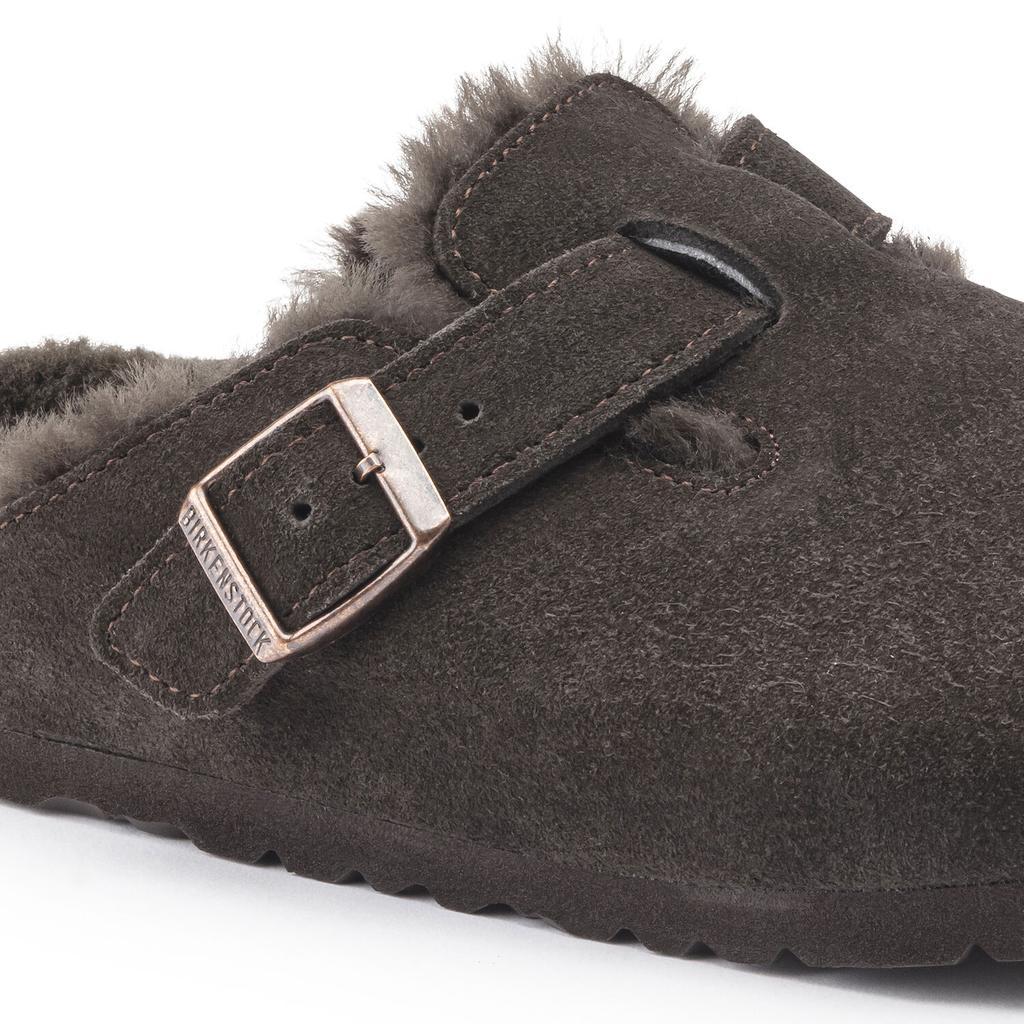 商品Birkenstock|(1020567) Boston Shearling Sandals - Mocha,价格¥1260,第5张图片详细描述