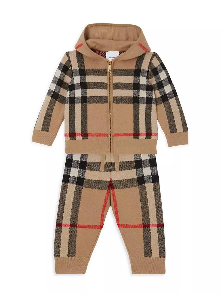 商品Burberry|Baby Boy's & Little Boy's Gerard Cashmere-Wool Hoodie,价格¥3549,第2张图片详细描述