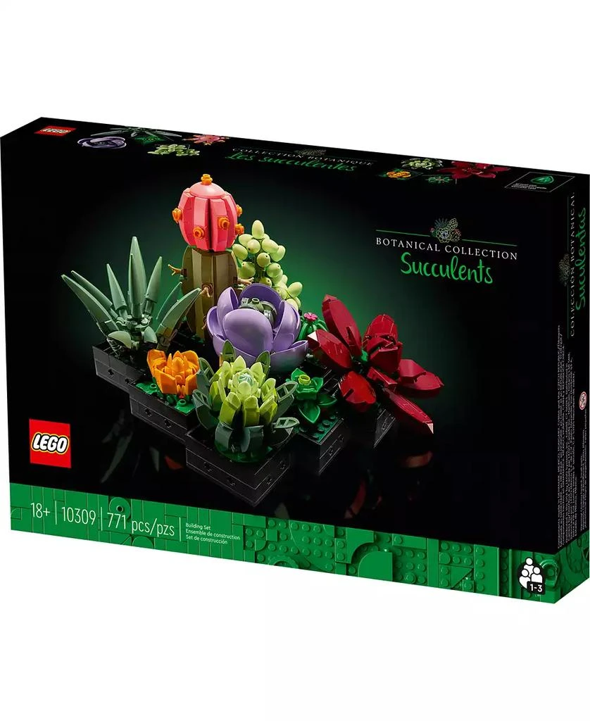 商品LEGO|Icons 10309 Succulents Botanical House Plants Adult Toy Building Set,价格¥371,第2张图片详细描述