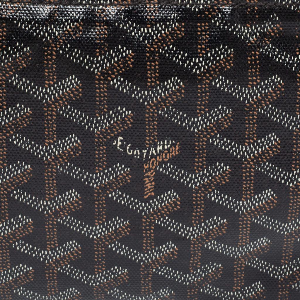 Goyard Black Goyardine Coated Canvas PM Senat Clutch商品第5张图片规格展示