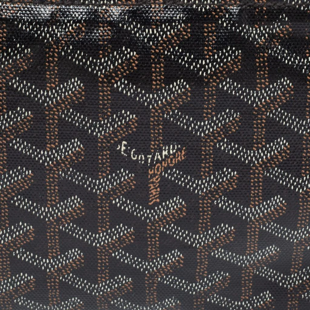 商品[二手商品] Goyard|Goyard Black Goyardine Coated Canvas PM Senat Clutch,价格¥2860,第5张图片详细描述