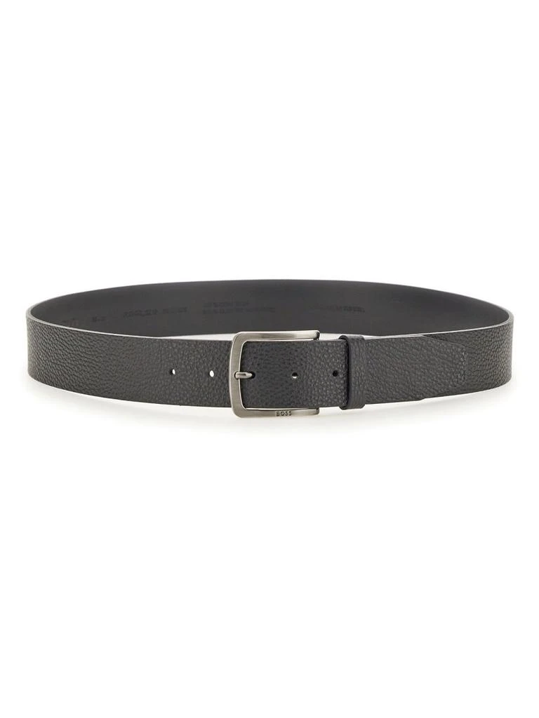 商品Hugo Boss|Boss Hugo Boss Logo-Engraved Buckle Belt,价格¥387,第1张图片